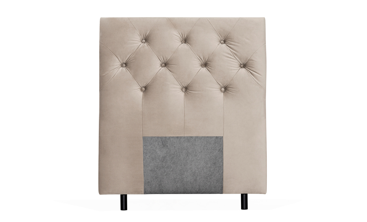 VÄRMDÖ Premium Sänggavel 140 Velvet Greige VÄRMDÖ Premium Sänggavel 140 Velvet Greige