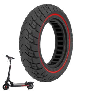 10 tum 10x2.5 elscooter offroad massivt däck – Svart