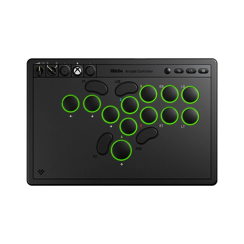 8Bitdo Arcade Controller Xbox Edition Dual Mode Spelkontroll 1.1mm Snabb Utlösare med Fullstora Mekaniska Knappar Ingen 8Bitdo Arcade Controller Xbox Edition Dual Mode Spelkontroll 1.1mm Snabb Utlösare med Fullstora Mekaniska Knappar Ingen