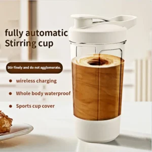 Automatisk skakbecher,självblandande skakbecher,USB-laddande skakbecher,lämplig för proteinshakes och måltidsersättning,