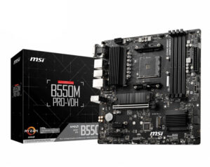 CMSI B550M PRO-VDH moderkort AMD B550 Uttag AM4 micro ATX
