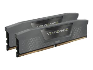CORSAIR Vengeance - DDR5 - sats - 32 GB: 2 x 16 GB - DIMM 288-pin - 6000 MT/s / PC5-44800 - CL38 - 1.35 V - ej buffrad - on-die ECC - grå