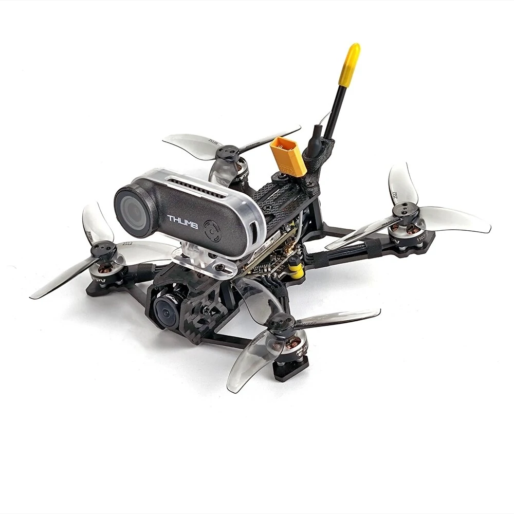 DarwinFPV TinyAPE Freestyle 2.5" 2-3S FPV Racing RC Drone med RunCam Nano4 1103 Motor 600mW VTX Thumb Kamera Support ELR DarwinFPV TinyAPE Freestyle 2.5" 2-3S FPV Racing RC Drone med RunCam Nano4 1103 Motor 600mW VTX Thumb Kamera Support ELR