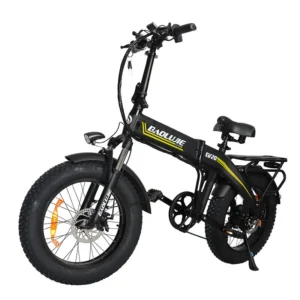 [EU DIRECT] BAOLUJIE D7 Elcykel 48V 16Ah Batteri 500W Motor Rekommenderad topphastighet 25KM/H 20-tums däck Spolade hjul