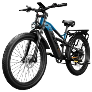 [EU DIREKT] PULUMA PE86 Elcykel 48V 20Ah Samsungbatteri 500W Motorer 26-tums däck vridsensor 150KM räckvidd 150KG maxlas