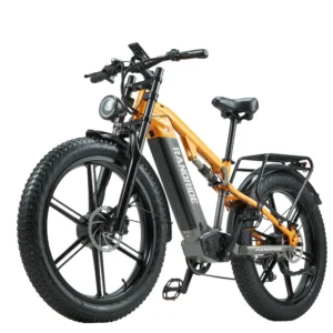 [EU DIREKT] RANDRIDE YX80M-2 48V 20Ah 2*1000W Rekommenderad Toppfart 25KM/H 26*4.0 Tum Elcykel 40-90KM Max Räckvidd Max