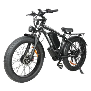 [EU DIREKTIV] BAOLUJIE DP2602 Elcykel Dubbel-axlad stötdämpare 48V 23Ah 52V 1500W*2 Duala motorer Rekommenderad topphast