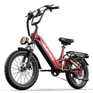 [EU DIREKTIV] CLEYTRO XC20 elcykel 48V 15,6Ah 500W motor rekommenderad topphastighet 25 KM/H 20*3,0 tum allroundfettdäck