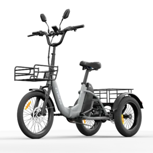 [EU Direct] CYSUM AG1 Pro 2026 elcykel trehjulig lastcykel NFC-låsning 48V 20Ah-batteri 250W-motor 1000W toppeffekt Topp