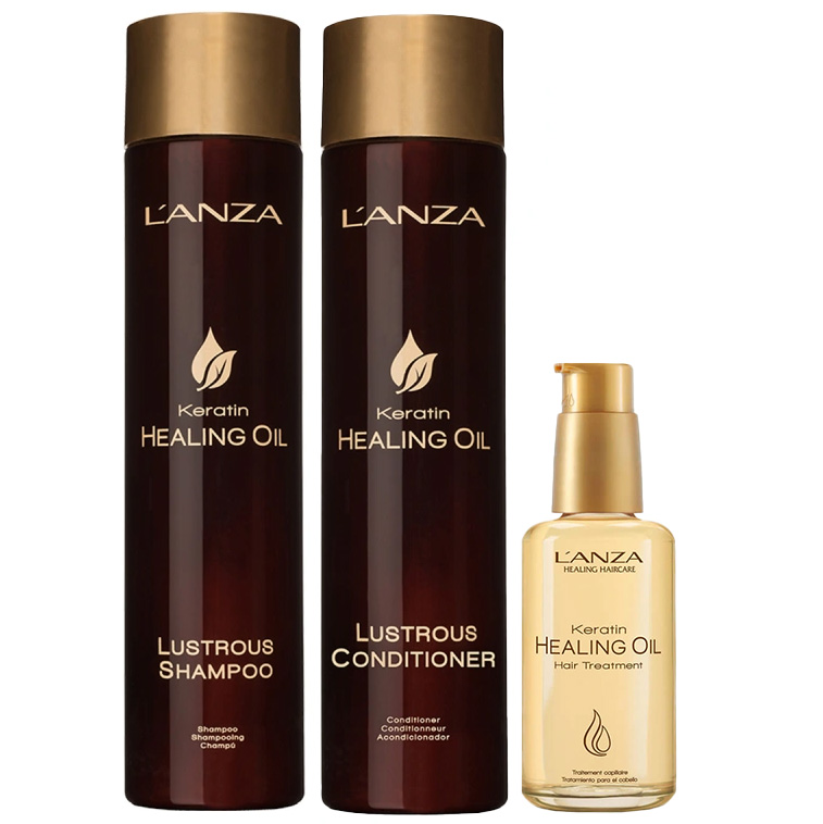 Lanza Keratin Healing Oil Shampoo, Conditioner and Treatment Lanza Keratin Healing Oil Shampoo, Conditioner and Treatment