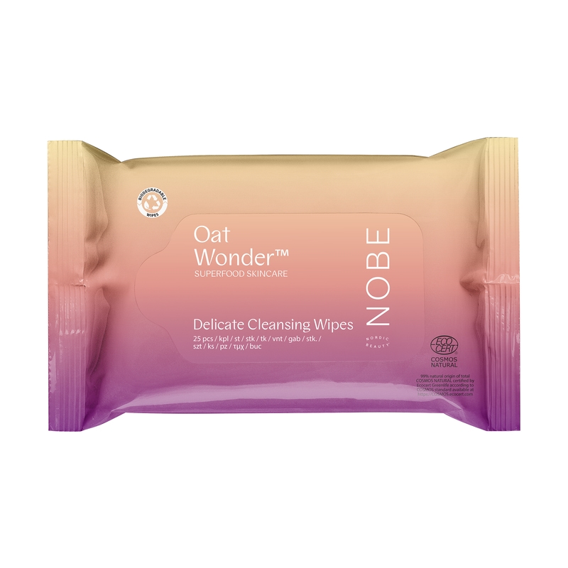 NOBE Oat Wonder Delicate Cleansing Wipes 25 st NOBE Oat Wonder Delicate Cleansing Wipes 25 st