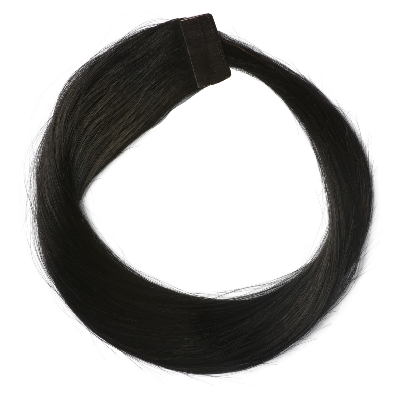 Rapunzel of Sweden Premium Tape Extensions - Classic 4 (40 cm) 1.0 Black Rapunzel of Sweden Premium Tape Extensions - Classic 4 (40 cm) 1.0 Black