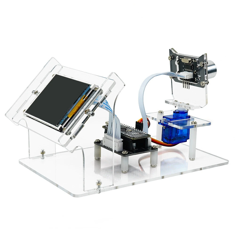 Simulerad radarultraljudssimulator Scanner-tillverkare DC5V med 2,4-tums LCD-skärm HXFB grafisk programmering DIY-elektr Simulerad radarultraljudssimulator Scanner-tillverkare DC5V med 2,4-tums LCD-skärm HXFB grafisk programmering DIY-elektr