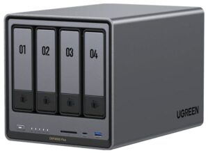 Ugreen NASync DXP4800 Plus NAS Skrivbord Intel® Pentium® Gold 8505 8 GB DDR5 0 TB UGOS Pro