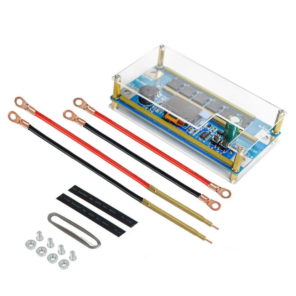 X100 Smart OLED-flammare/ spot-svets 12V bärbar svetsmaskin med 100-nivå justering för DIY 18650 batteripaket 0,1-0,3 mm X100 Smart OLED-flammare/ spot-svets 12V bärbar svetsmaskin med 100-nivå justering för DIY 18650 batteripaket 0,1-0,3 mm