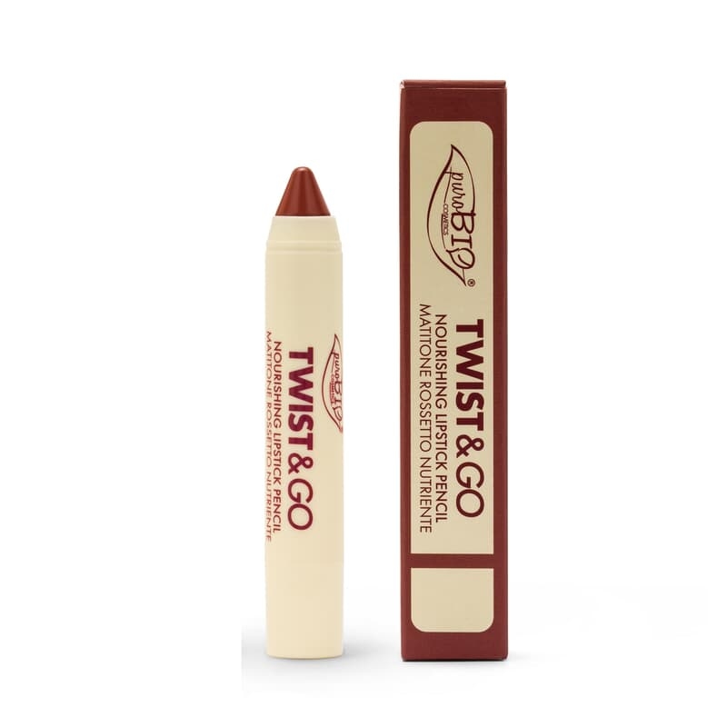 puroBIO Twist & Go Nourishing Lipstick Pencil 506 Dark Mauve 2,9 g puroBIO Twist & Go Nourishing Lipstick Pencil 506 Dark Mauve 2,9 g