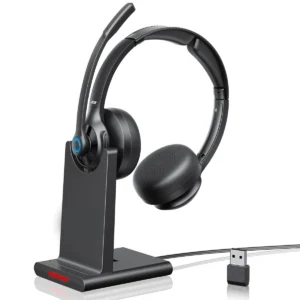 2.4G Trådlöst headset Bluetooth-hörlurar 40 mm driver HiFi-ljud ENC-mikrofon samtal Brusreducering 36 timmars driftstid