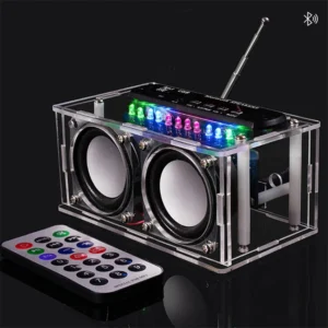 3 stycken DIY bluetooth-högtalarset med FM-radio 87,5-108MHZ DIY-lödprojekt övning elektroniskt kit för lödning,stödjer