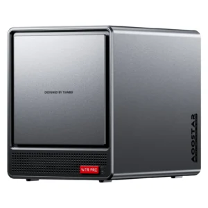 AOOSTAR WTR PRO NAS Mini PC AMD Ryzen 7 5825U 8 Kärnor 16 Trådar 4 Fack 90T Lagring Dubbel 2.5G Ethernet Portar Windows
