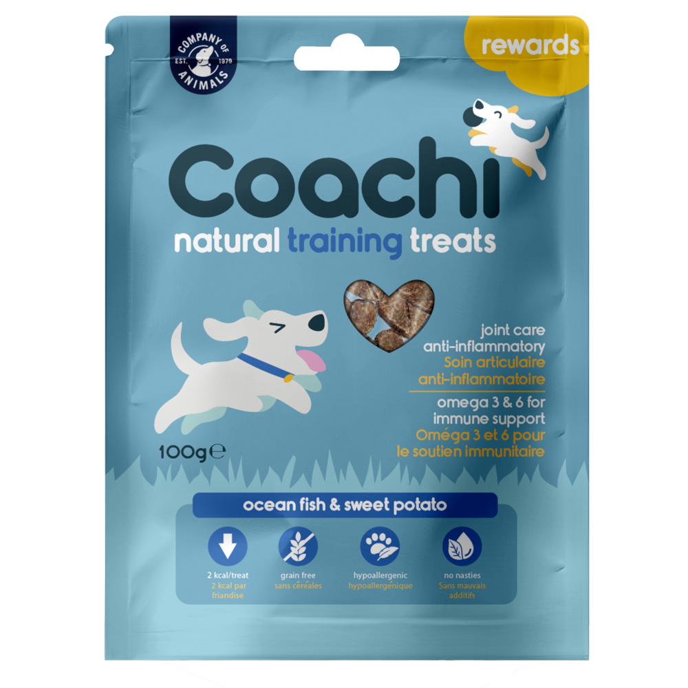 Coachi Training Treats - Ekonomipack: 6 x Havsfisk (6 x 100 g) Coachi Training Treats - Ekonomipack: 6 x Havsfisk (6 x 100 g)