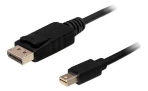 Delock Mini DisplayPort till DisplayPort-kabel 4K @ 60 Hz, 5 m