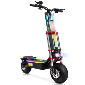 [EU DIRECT] Tifgalop K8 Elcykel Scooter 60V 36Ah 3000W*2 Dubbel Motor Rekommenderad topphastighet 25KM/H 12-tums tublösa