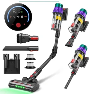 [EU Direct] NovuLife V22 550W sladdlös handhållen dammsugare, 50000Pa stark sugkraft, 1,2 l dammsamlare, 7 x 2200mAh lån