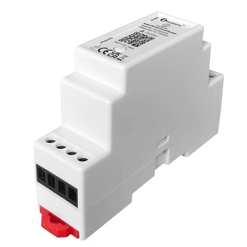 GLEDOPTO GL-DR-001M Relay Switch Din Rail ON OFF Funktion WiFi-App Röststyrning 16A Max Hushållsapparat GLEDOPTO GL-DR-001M Relay Switch Din Rail ON OFF Funktion WiFi-App Röststyrning 16A Max Hushållsapparat