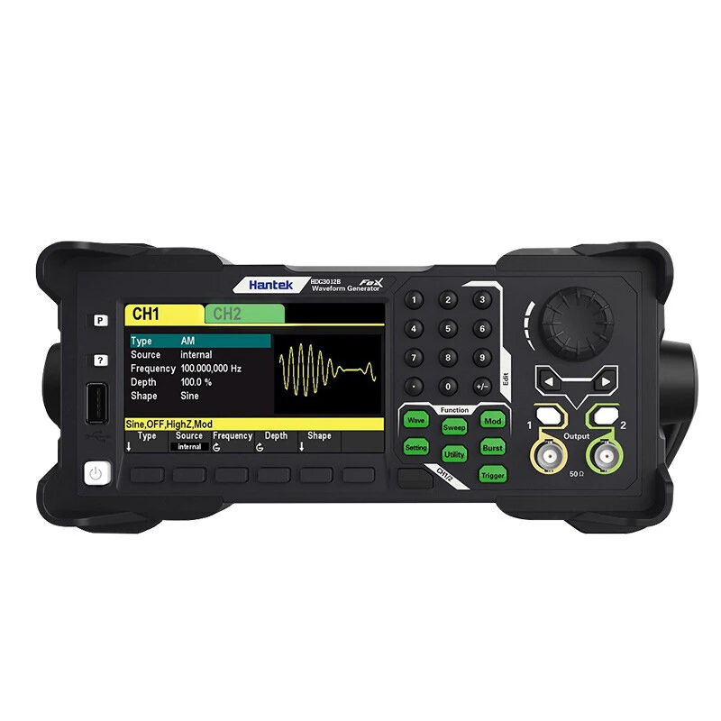 Hantek 5 i 1 godtycklig vågforms generator HDG3012B 300MSa s sampel hastighet 16 bitars upplösning multifunktionell sign Hantek 5 i 1 godtycklig vågforms generator HDG3012B 300MSa s sampel hastighet 16 bitars upplösning multifunktionell sign