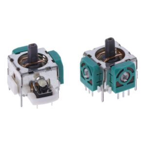 OEM-version Joystick kontrollspak (tjock axel) 3D grön för XBOX / PS2