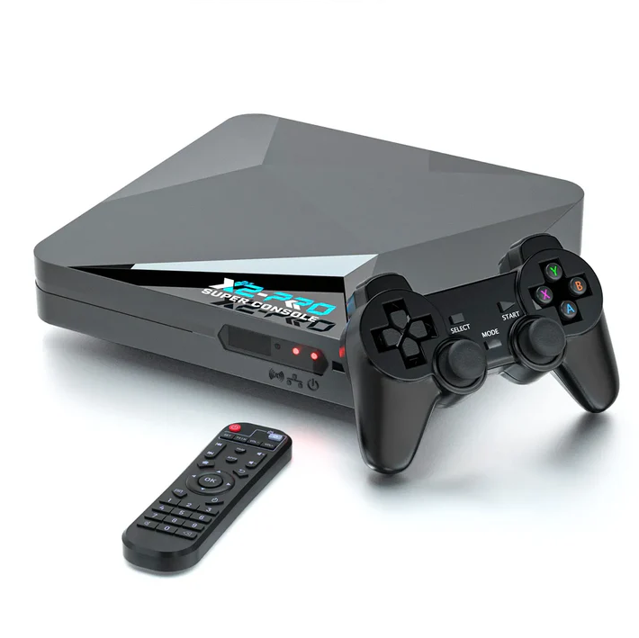 Spelkonsol, Retro Super Console X2 Pro, 60 000 inbyggda spel, Multiplayer, 4K, 60 emulatorsystem Spelkonsol, Retro Super Console X2 Pro, 60 000 inbyggda spel, Multiplayer, 4K, 60 emulatorsystem