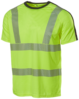 T-shirt 6120P Gul/Svart Stl. XS
