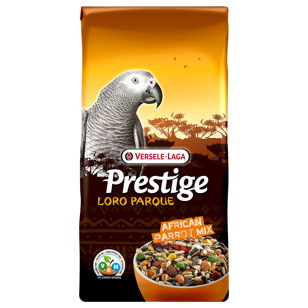Versele-Laga Prestige Loro Parque African Parrot papegojfoder Ekonomipack: 2 x 15 kg Versele-Laga Prestige Loro Parque African Parrot papegojfoder Ekonomipack: 2 x 15 kg