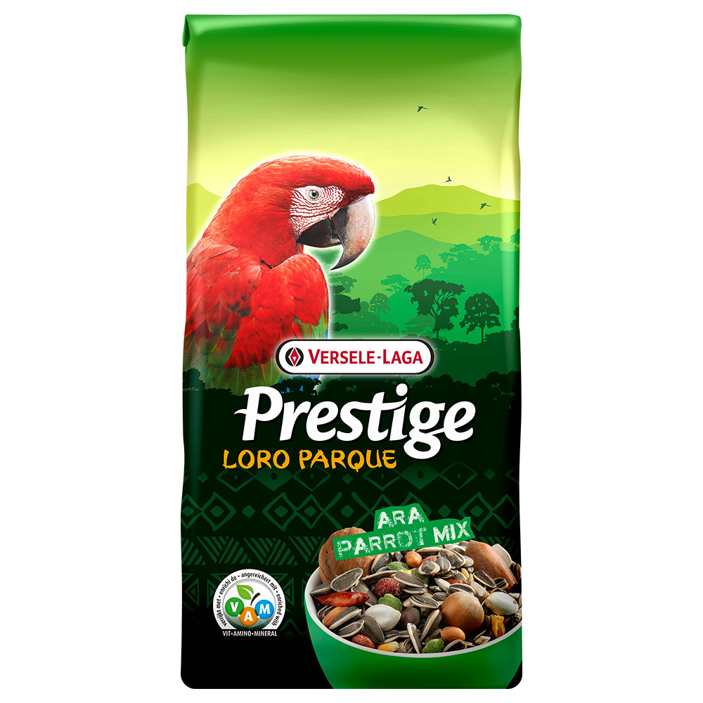 Versele-Laga Prestige Loro Parque Ara Parrot Mix Ekonomipack: 2 x 15 kg Versele-Laga Prestige Loro Parque Ara Parrot Mix Ekonomipack: 2 x 15 kg