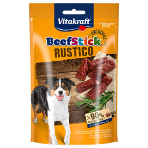 Vitakraft Beef Sticks Rustico - Ekonomipack: 7 x 55 g