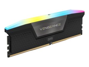 CORSAIR Vengeance RGB - DDR5 - modul - 8 GB - DIMM 288-pin - 5200 MT/s / PC5-41600 - CL40 - 1.25 V - ej buffrad - on-die ECC - svart