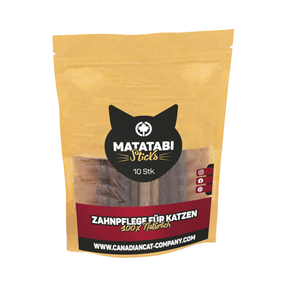 Canadian Cat Company Matatabi tandvård för katter - Ekonomipack: 3 x 10 st Canadian Cat Company Matatabi tandvård för katter - Ekonomipack: 3 x 10 st