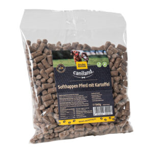 Caniland Soft bitar med häst, spannmålsfria - Ekonomipack: 4 x 540 g