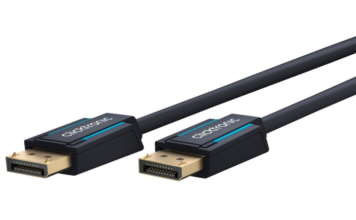 ClickTronic DisplayPort™-kabel Premiumkabel | 1x DisplayPort™-kontakt 1x DisplayPort™-kontakt | 2,0 m | UHD 4K @ 60 Hz ClickTronic DisplayPort™-kabel Premiumkabel | 1x DisplayPort™-kontakt 1x DisplayPort™-kontakt | 2,0 m | UHD 4K @ 60 Hz