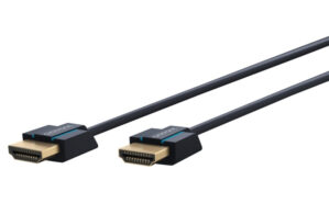 ClickTronic Ultra-Slim Höghastighets HDMI™-kabel med Ethernet Premiumkabel | 1x HDMI™-kontakt 1x HDMI™-kontakt | 1,0 m | UHD 4K @ 60 Hz