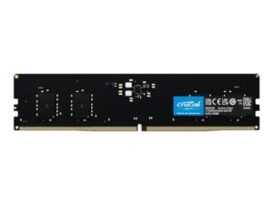 Crucial - DDR5 - modul - 8 GB - DIMM 288-pin - 5600 MT/s / PC5-44800 - CL46 - 1.1 V - ej buffrad - on-die ECC - svart