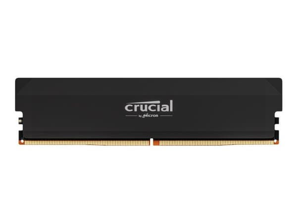 Crucial Pro - Overclocking Edition - DDR5 - modul - 16 GB - DIMM 288-pin - 6000 MHz / PC5-48000 - CL36 - 1.35 V - ej buffrad - svart Crucial Pro - Overclocking Edition - DDR5 - modul - 16 GB - DIMM 288-pin - 6000 MHz / PC5-48000 - CL36 - 1.35 V - ej buffrad - svart