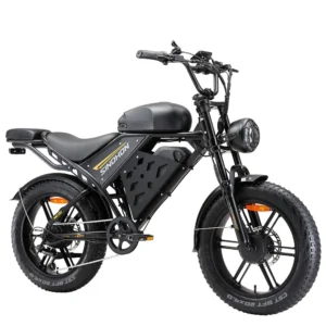 [EU DIRECT] SINOHON MK20-D elcykel 48V 18AH 1000W motor Rekommenderad toppeffekt: Fart 25 KM/H 20-tums fettdäck 50 KM rä