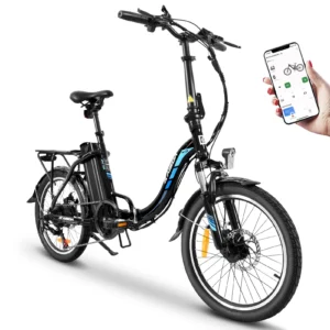 [EU Direct] KAISDA K7 Elcykel SHIMANO 7-växlar 36V 12,5Ah Batteri 350W Motor Rekommenderad topphastighet 25KM/H 20-tums