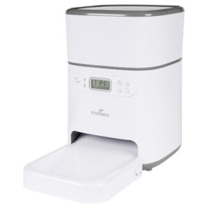 EYENIMAL liten foderautomat - upp till 2,5 kg Torrfoder