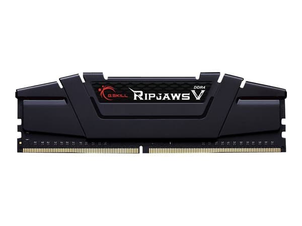 G.Skill Ripjaws V - DDR4 - modul - 16 GB - DIMM 288-pin - 3200 MHz / PC4-25600 - CL16 - 1.35 V - ej buffrad - icke ECC - classic black G.Skill Ripjaws V - DDR4 - modul - 16 GB - DIMM 288-pin - 3200 MHz / PC4-25600 - CL16 - 1.35 V - ej buffrad - icke ECC - classic black