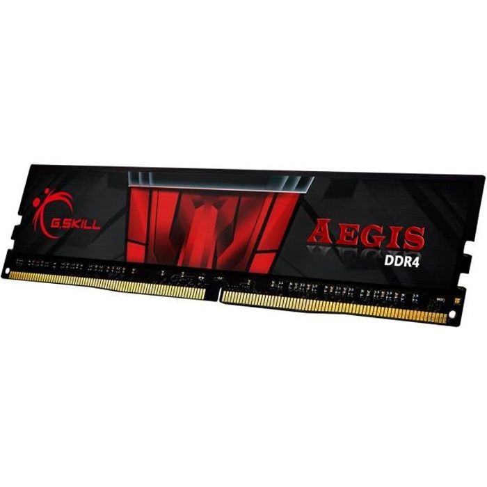 GSKILL - PC RAM-minne - Aegis - 8Go - 3200 Mhz - DDR4 - CAS 16 (F4-3200C16S-8GIS) GSKILL - PC RAM-minne - Aegis - 8Go - 3200 Mhz - DDR4 - CAS 16 (F4-3200C16S-8GIS)