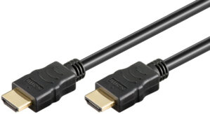 Goobay HDMI™-kabel med ultrahög hastighet med Ethernet, certifierad HDMI™-kontakt (typ A) > HDMI™-kontakt (typ A), 0.5 m