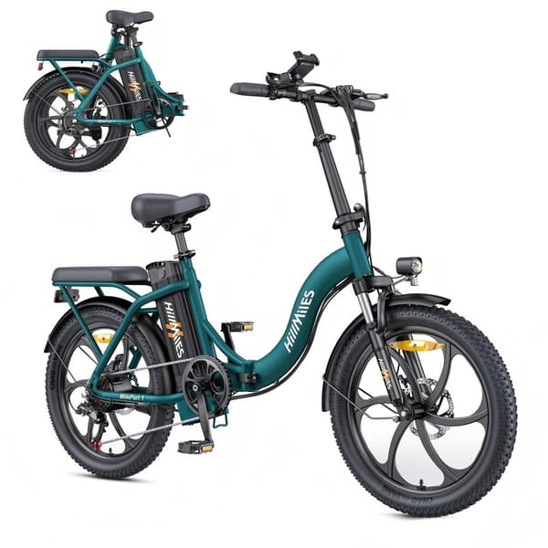 HillMiles MilePort 1 Elcykel 20" Fatbike, Hopfällbar, 250W Motor, 36V 13Ah Batteri, Shimano 7 Växlar, 100 km Räckvidd HillMiles MilePort 1 Elcykel 20" Fatbike, Hopfällbar, 250W Motor, 36V 13Ah Batteri, Shimano 7 Växlar, 100 km Räckvidd