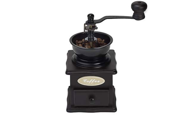 Kaffekvarn Retro Svart Trä Kaffekvarn Retro Svart Trä